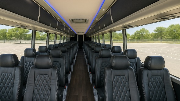 50 Passenger Charter Bus Interior