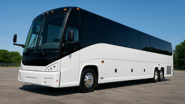 Exterior of Monterey Party Bus Company's 50 Passenger Party Bus in Monterey