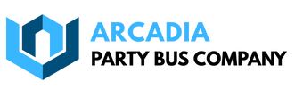arcadia party bus company logo