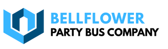 bellflower party bus company logo