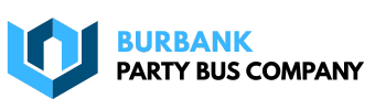 burbank party bus company logo