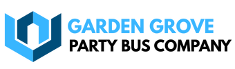 garden grove party bus company logo