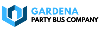 gardena party bus company logo