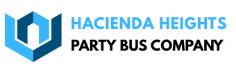 hacienda heights party bus company logo