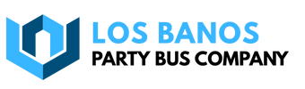 los banos party bus company logo