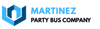 martinez party bus company logo