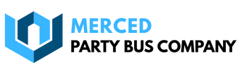 merced party bus company logo