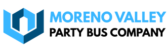 moreno valley party bus company logo