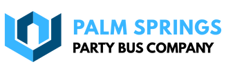 palm springs party bus company logo