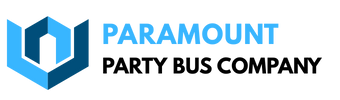 paramount party bus company logo