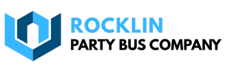 rocklin party bus company logo