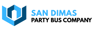 san dimas party bus company logo