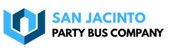 san jacinto party bus company logo