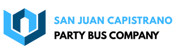 san juan capistrano party bus company logo