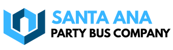 santa ana party bus company logo