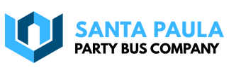 santa paula party bus company logo