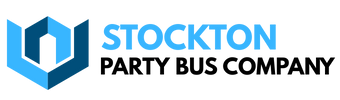 stockton party bus company logo