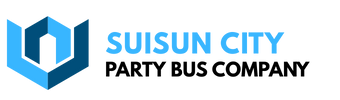 suisun city party bus company logo