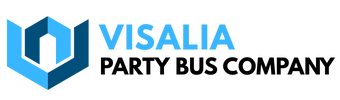 visalia party bus company logo