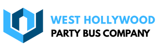 west hollywood party bus company logo