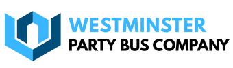 westminster party bus company logo